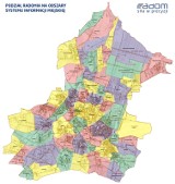 Radom został podzielony na 56 obszarów