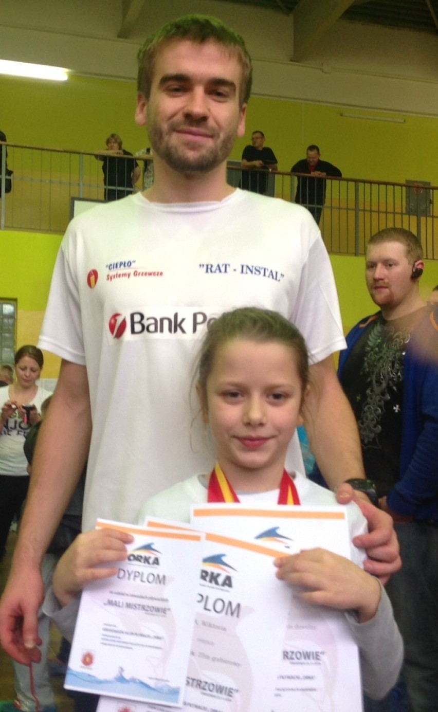 Delfin Malbork wypływał trzy medale podczas zawodów w Grudziadzu