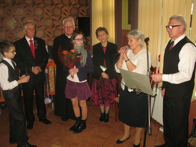 Wigilia Towarzystwa Przyjaciół Dzieci, koło w Żninie.