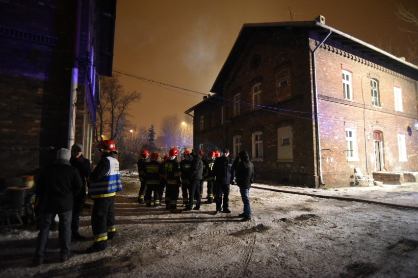 Pożar kamienicy w Sosnowcu przy ulicy Ordonówny