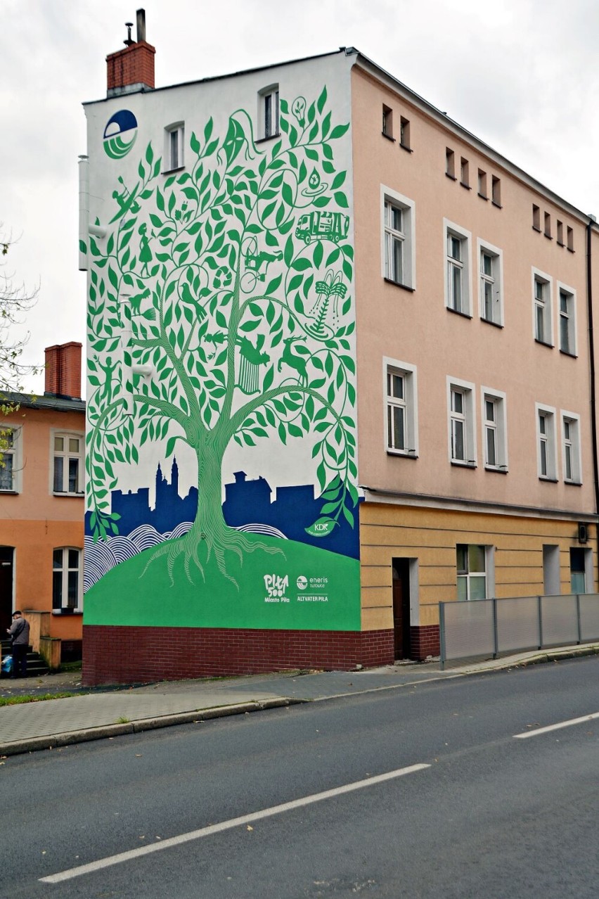 Alvater Piła ufundował nowy mural przy Niepodległości. Tak akcentuje swoją obecność w mieście