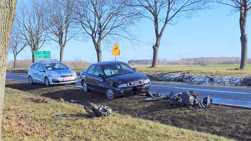 Na drodze krajowej nr 27 na odcinku Żary-Bieniów wydarzył...