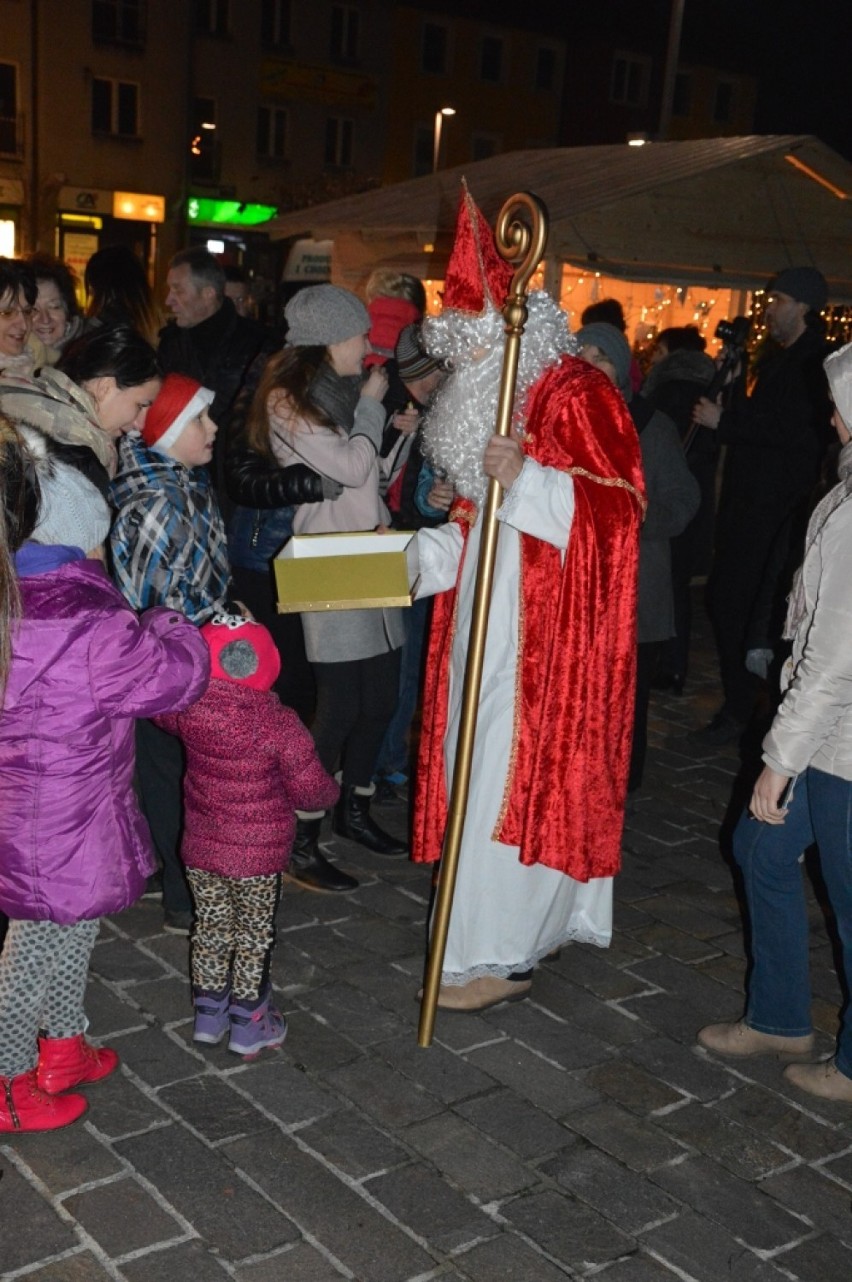Świąteczne iluminacje na placu Kościuszki