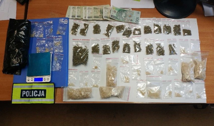 Zgierska policja przechwyciła ponad kilogram narkotyków!