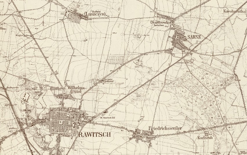 Rawicz i okolice: Sarnowa, Łaszczyn, Szymanowo (1944)