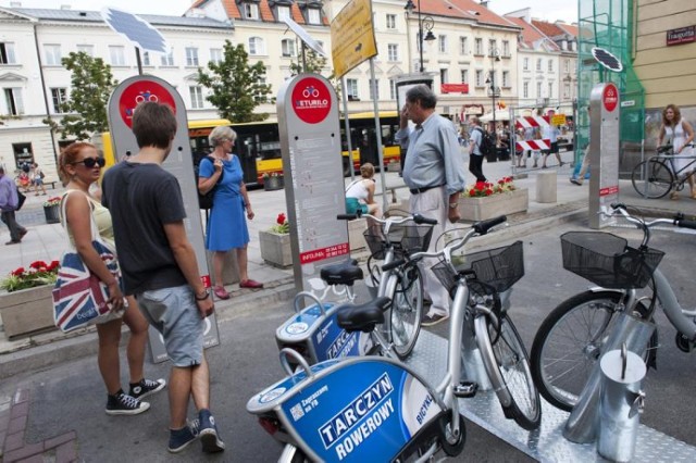 14 tys. wypożyczeń rowerów Veturilo