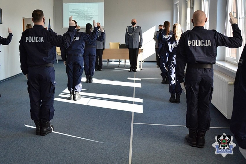 Nowi policjanci w wałbrzyskiej policji
