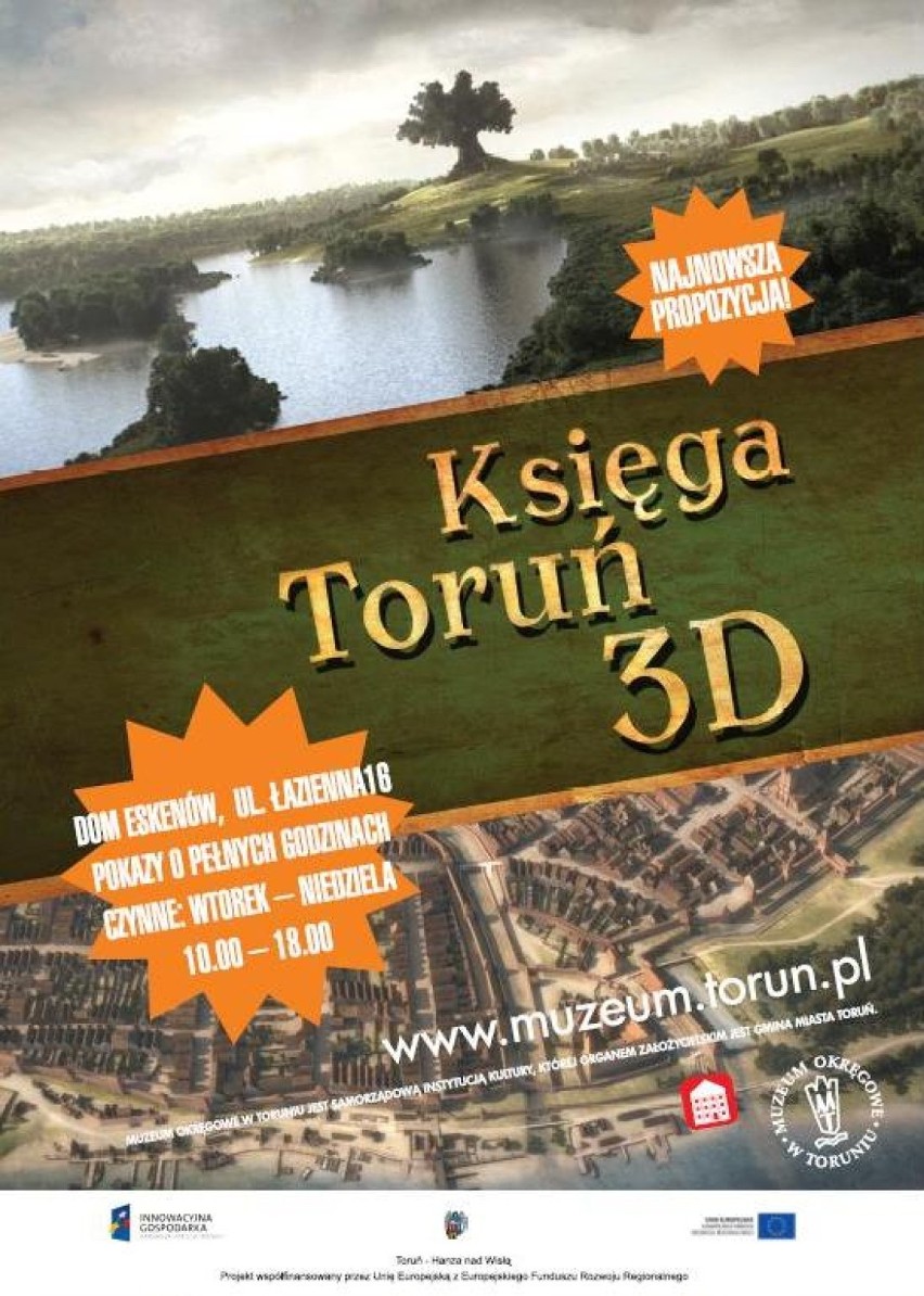 "Księga Toruń" 3D