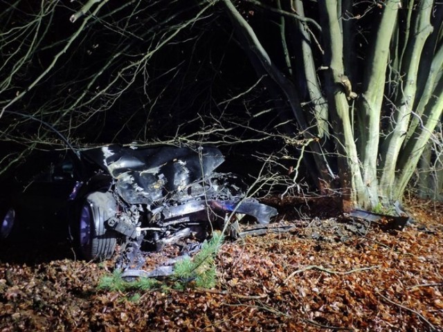 Do zdarzenia doszło w niedzielę, 8 grudnia, na trasie Tarn&oacute;w-Barn&oacute;wko. Kierujący bmw wypadł z drogi i uderzył w drzewo.

Na miejsce zdarzenia przyjechały wozy zawodowej straży pożarnej z Gorzowa oraz OSP Lubiszyn. Kierowca bmw, kt&oacute;ry uderzył w drzewo został zabrany do szpitala. &ndash; Kierującemu bmw na szczęście nic się stało &ndash; m&oacute;wi sierż. szt. Mateusz Sławek z biura prasowego lubuskiej policji. Gorzowska policja nie podejmowała interwencji ponieważ wszystko wydarzyło się za droga publiczną.

WIDEO: Międzyrzecz. Wypadek na trasie S3 w stronę Zielonej G&oacute;ry
&lt;script async defer class=&quot;XlinkEmbedScript&quot;  data-width=&quot;640&quot; data-height=&quot;360&quot; data-url=&quot;//get.x-link.pl/5de99706-3111-bedf-afb0-e600b047bcc9,ad0dbb7e-973e-bb06-1c3d-6c3bfb043a82,embed.html&quot; type=&quot;application/javascript&quot; src=&quot;//prodxnews1blob.blob.core.windows.net/cdn/js/xlink-i.js?v1&quot; &gt;&lt;/script&gt;