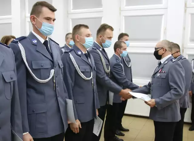 Trzydziestu funkcjonariuszy z brodnickiej komendy zostało mianowanych na wyższe stopnie służbowe