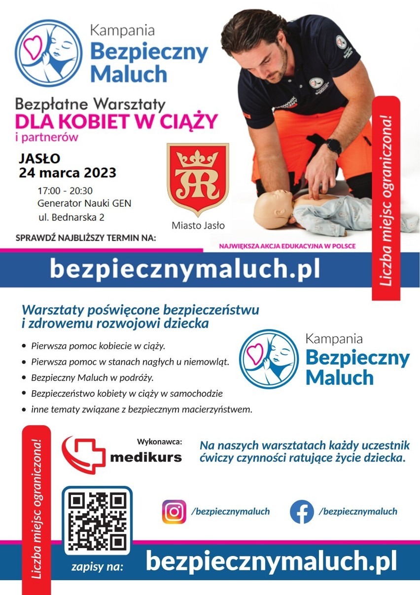 Warsztaty kampanii „Bezpieczny maluch” w Jaśle