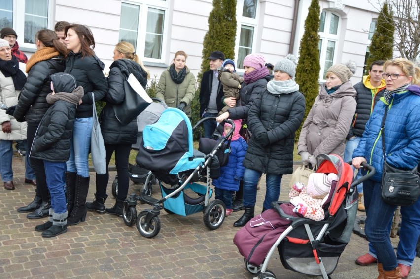 Protest w sprawie likwidacji przedszkola w Człuchowie