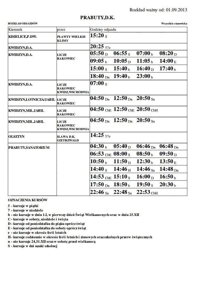 Rozkład jazdy PKS Kwidzyn: Sprawdź, jak kursują autobusy linii Prabuty-Kwidzyn-Prabuty