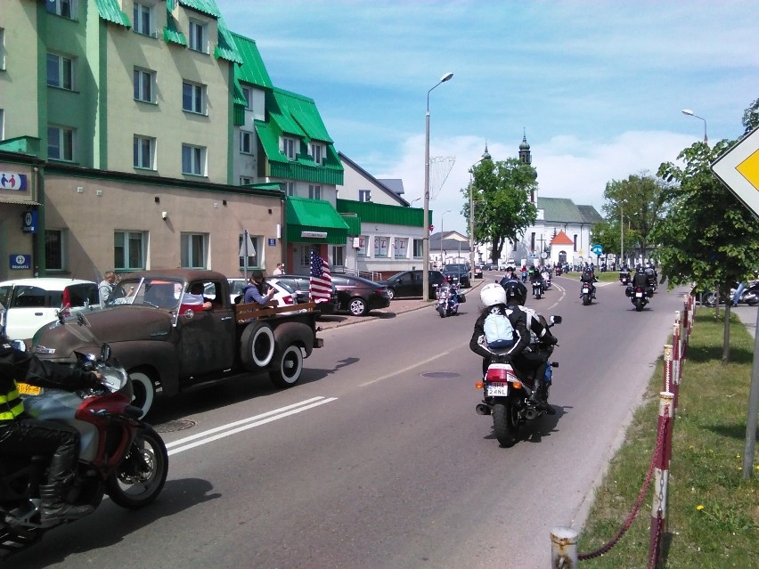 Parada motocykli w Bielsku Podlaskim