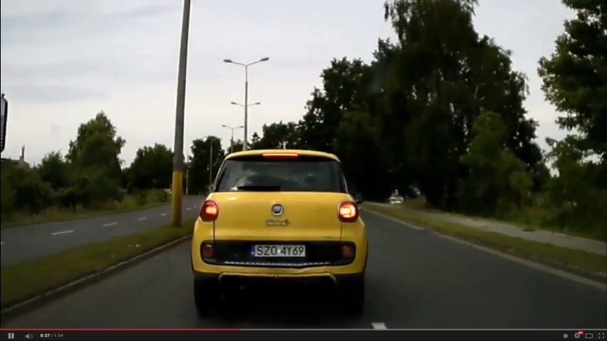 Fiat 500L w Rybniku: Wymuszał stłuczkę? Kierowca z Żor...