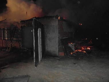 Nocny horror koło Niechanowa. Spłonął dom jednorodzinny