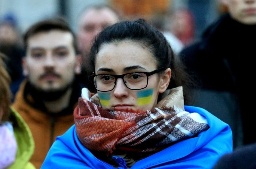 Kilkaset osób zebrało się, aby po raz kolejny wyrazić swoją...