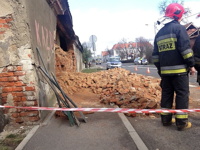 Zawaliła się ściana w Kunicach