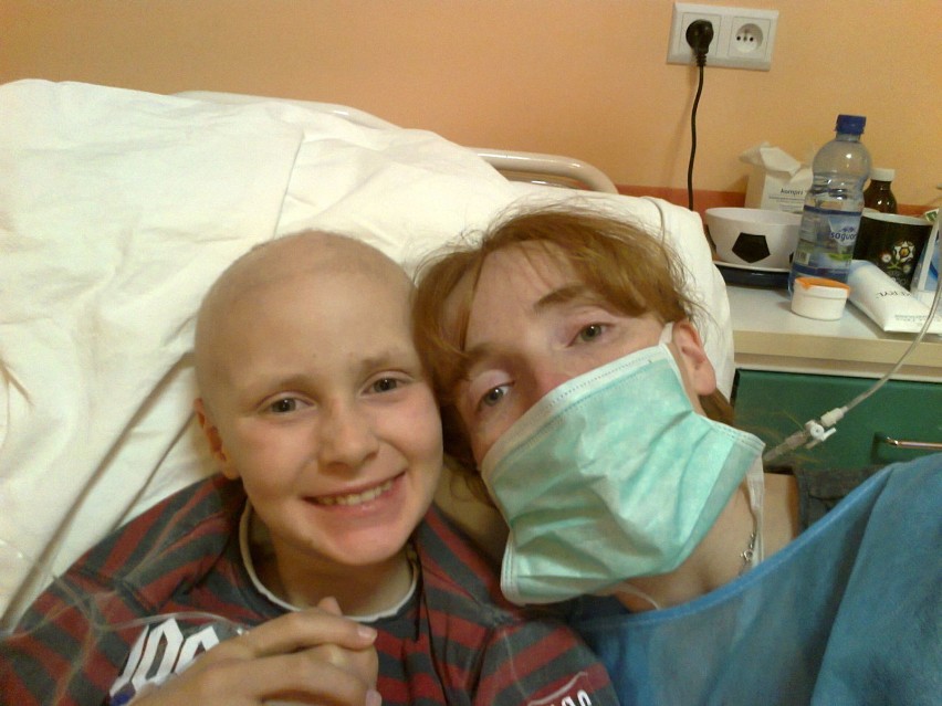 Piotruś z mamą - oddział onkologii