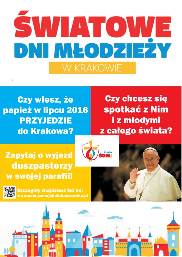 Trwają zapisy na Światowe Dni Młodzieży Kraków 2016