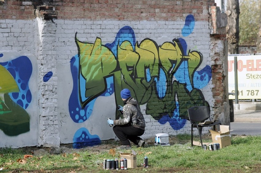 Powstaje nowe graffiti w Legnicy [ZDJĘCIA]