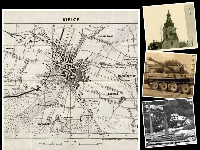 Zobacz na zdjęciach jak wyglądały Kielce w okresie 1944 -...