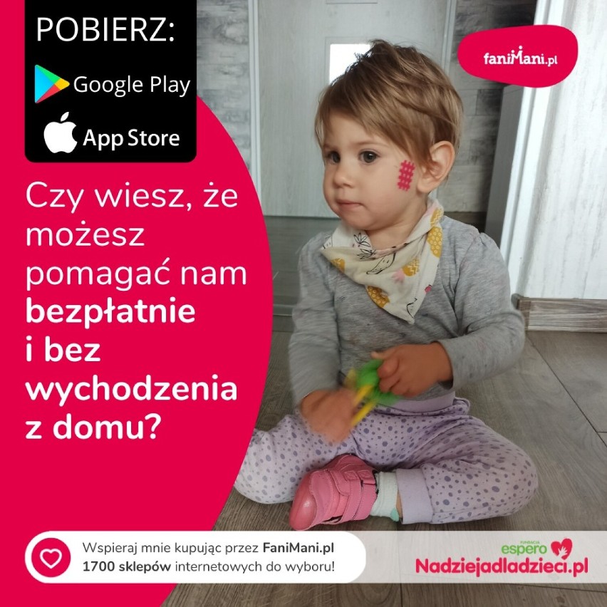 Wiktoria z Żywca potrzebuje Twojego wsparcia