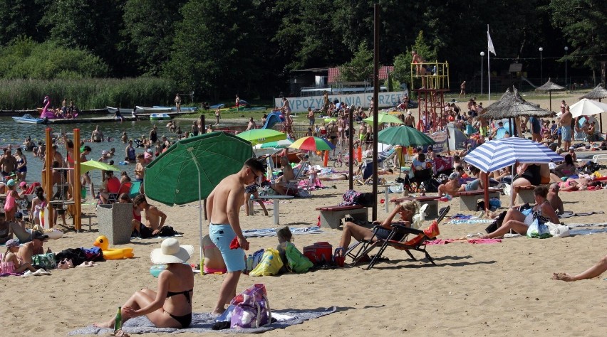 Odwiedziliśmy plażę MORiWu położoną nad malowniczym Jeziorem...