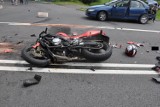 Wypadek motocyklisty na trasie Pisz- Kociołek Szlachecki [ZDJĘCIE]