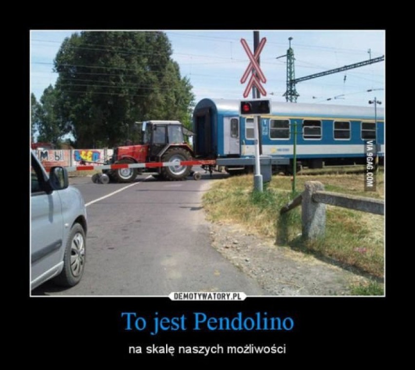 Pendolino już w trasie, a internauci żartują memami [zdjęcia]