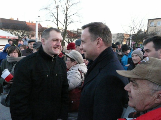 Andrzej Duda w Łasku