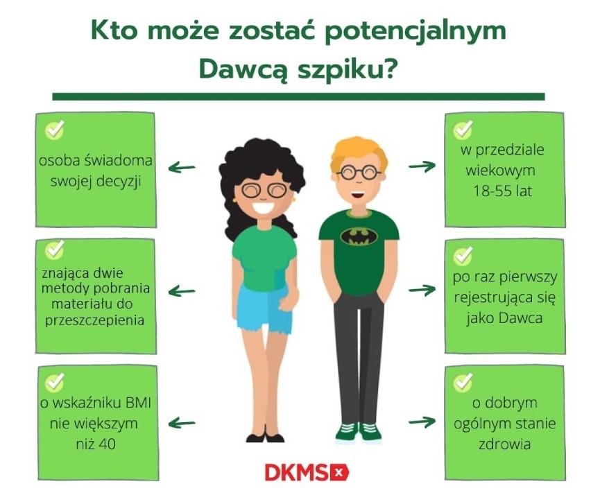 Materiały informacyjne Fundacji DKMS.