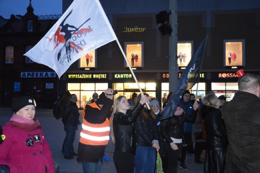 Protest na 8 marca w Lęborku