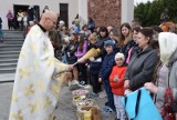 Msza święta w języku ukraińskim, święcenie pasch i wspólne świąteczne śniadanie. Wyjątkowa ukraińska Wielkanoc w Jędrzejowie