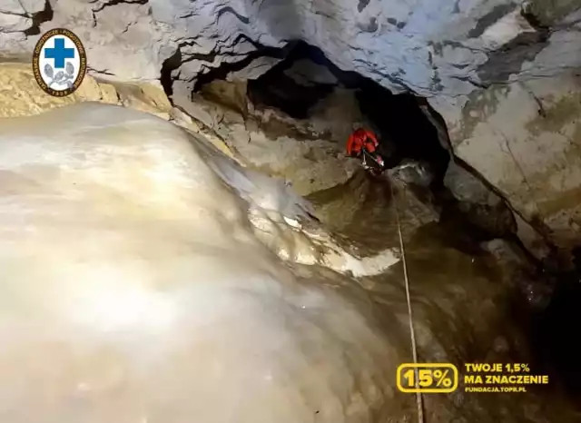 Akcja ratunkowa w Jaskini Czarnej w Tatrach Zachodnich
