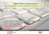 WDK Czyżowice organizuje kurs komputerowy dla seniorów