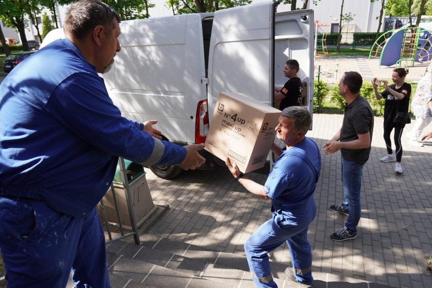 Pomoc z Belgii trafiła do Miejskiego Punktu Pomocy Uchodźcom w Oleśnicy