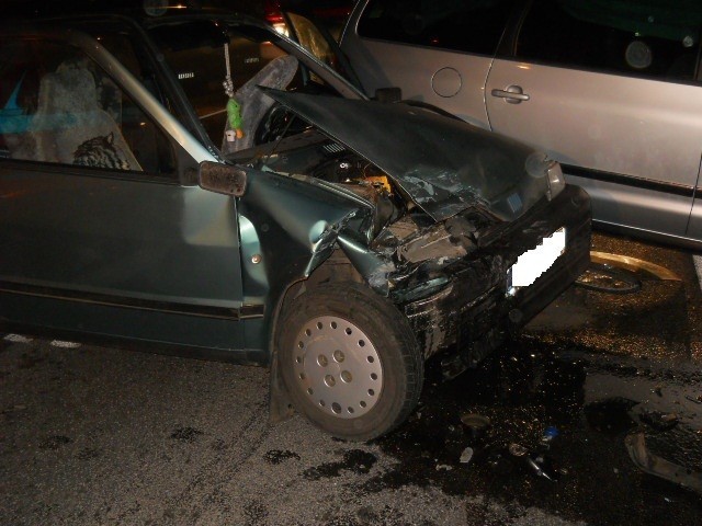 W Bilczewie zderzyły się dwa samochody osobowe