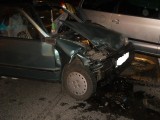 Wypadek w Bilczewie: Cinquecento zderzyło się z Volkswagenem Sharanem