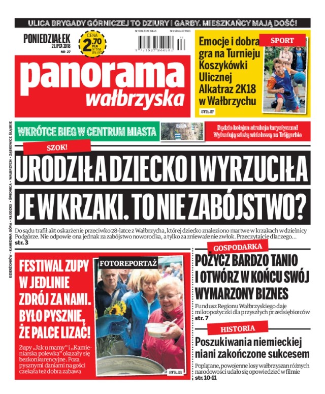 Panorama Wałbrzyska wydanie z 2 lipca 2018 r.