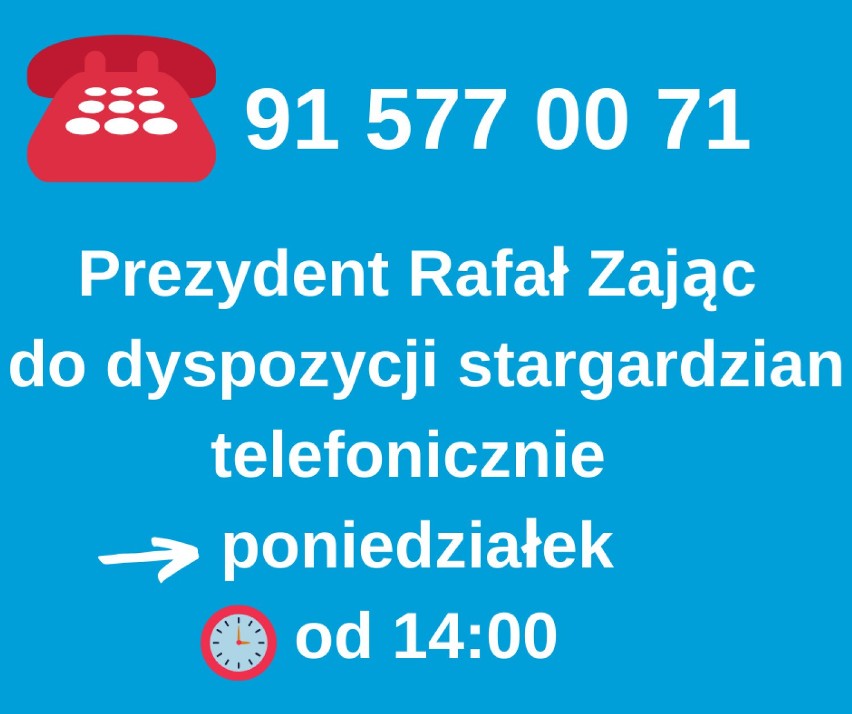 Halo! Dzień dobry, przy telefonie Rafał Zając. W poniedziałkowe popołudnie można zadzwonić do prezydenta naszego miasta