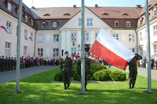 W Lęborku Dzień Flagi jest tradycyjnie obchodzony przy Starostwie Powiatowym.