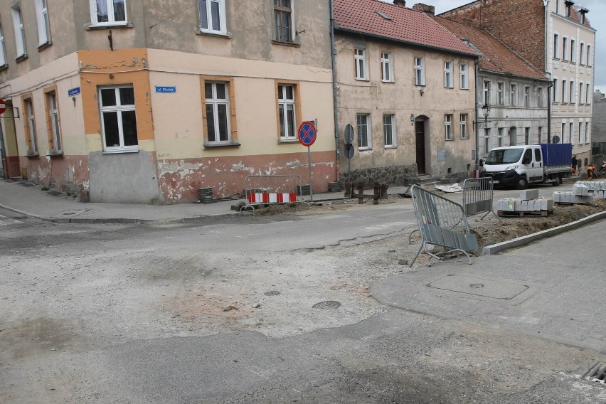 Nie przejedziecie fragmentem ul. Wodnej w Chełmnie - od...