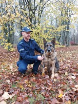 Pies Atos rozpoczął służbę w bełchatowskiej policji