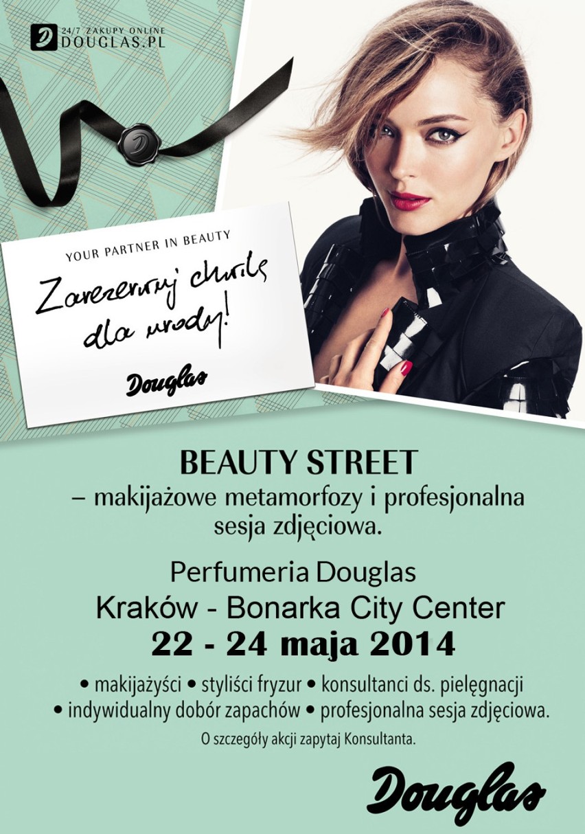 Kraków: Zarezerwuj chwilę dla siebie - Douglas Beauty Street 2014