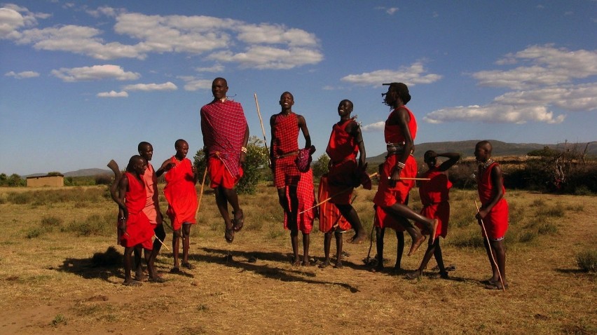 Masajowie to półkoczownicza grupa etniczna, zamieszkująca...