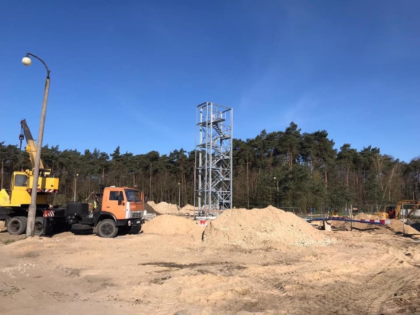 Trwa budowa oczyszczalni ścieków w Lublińcu. Widać już pierwsze efekty prac 