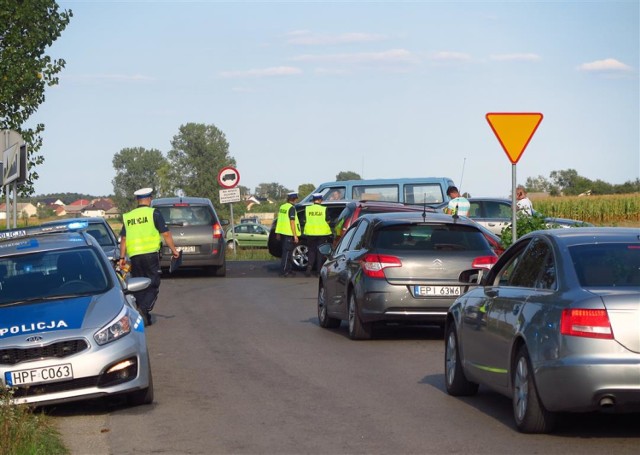 Kolizja na Moryca i Krakowskim Przedmieściu w Piotrkowie