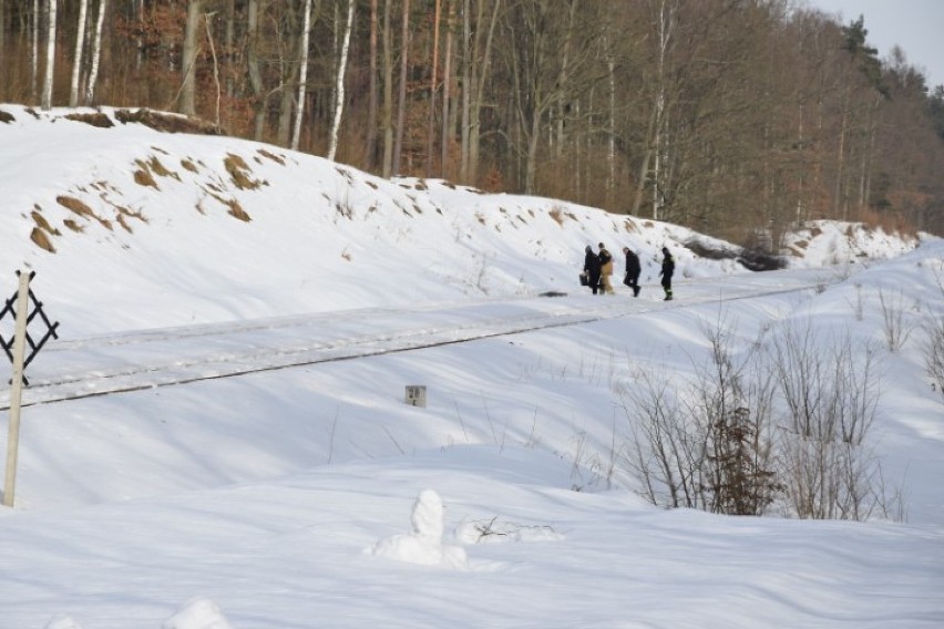 Śmiertelne potrącenie na torach w okolicach Szpęgawska ZDJĘCIA