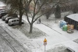 Zima wraca do Sławna. Opady śniegu. Drogi białe. Zdjęcia. Alert pogodowy